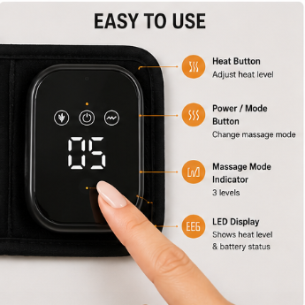 Luma Rest™ Cordless Heated Back Massager Belt