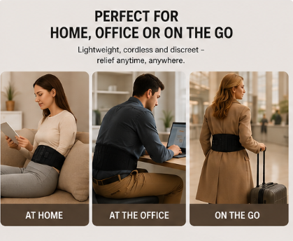 Luma Rest™ Cordless Heated Back Massager Belt