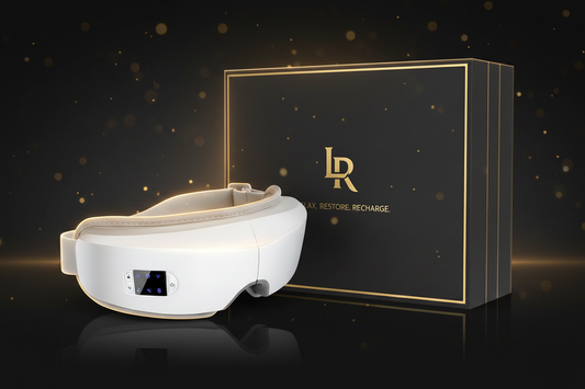 Luxury Eye Massager with Premium Dark Background